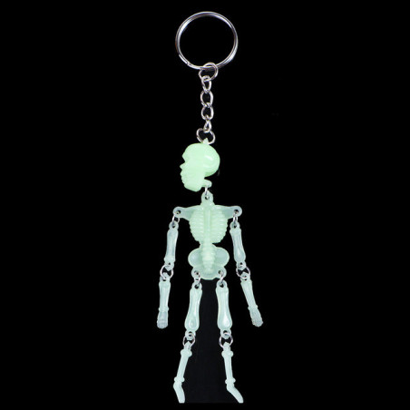Porte-clés en Plastique petit squelette articulé Modèle 1