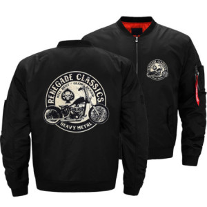 Veste Bombers Veste Moto Grand Logo Biker Renegade Classics