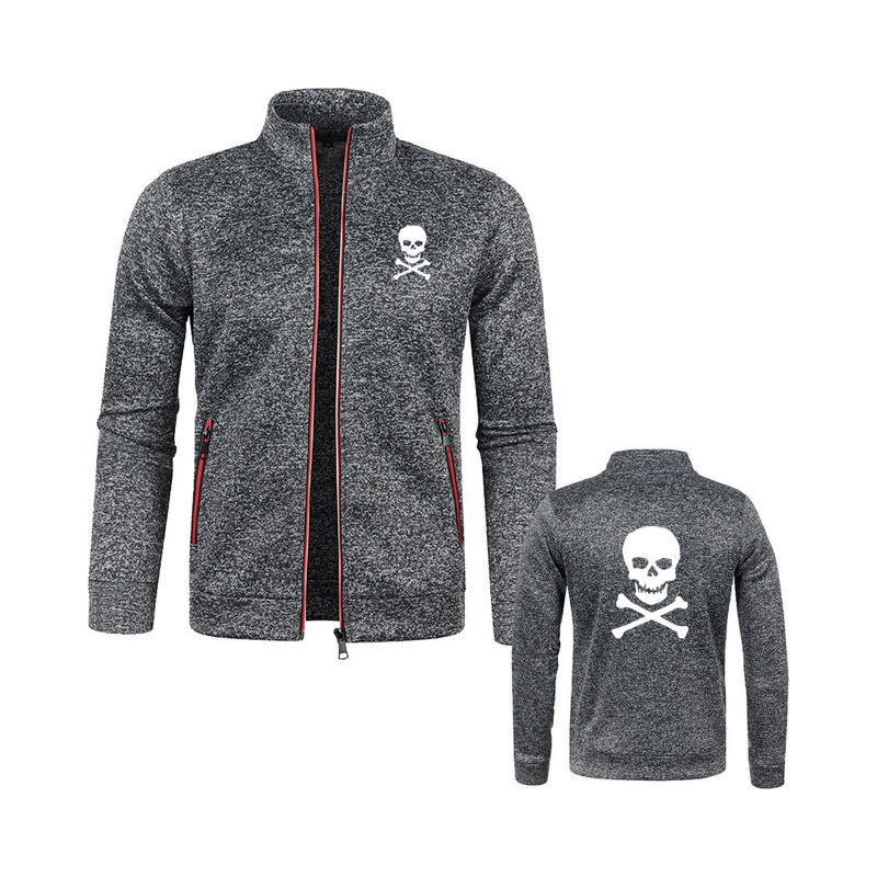 Veste Pirates Jolly Roger - Édition Tête de Mort Classique Couleur Gris Foncé