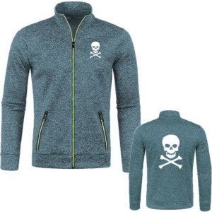 Veste Pirates Jolly Roger - Édition Tête de Mort Classique Couleur Bleu Ciel