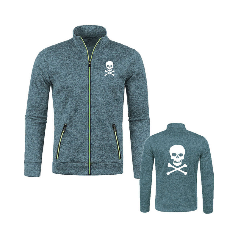 Veste Pirates Jolly Roger - Édition Tête de Mort Classique Couleur Bleu Ciel