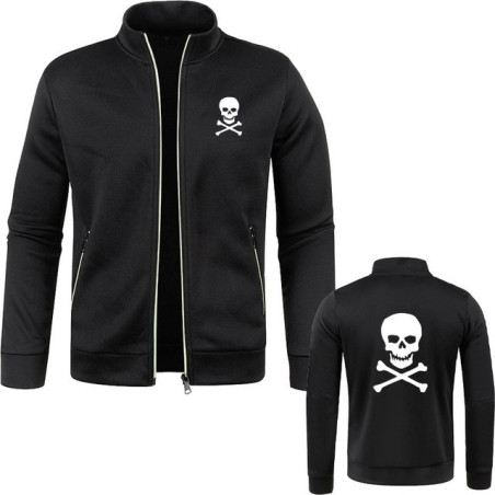 Veste Pirates Jolly Roger - Édition Tête de Mort Classique Couleur Noir
