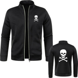 Veste Pirates Jolly Roger - Édition Tête de Mort Classique Couleur Noir