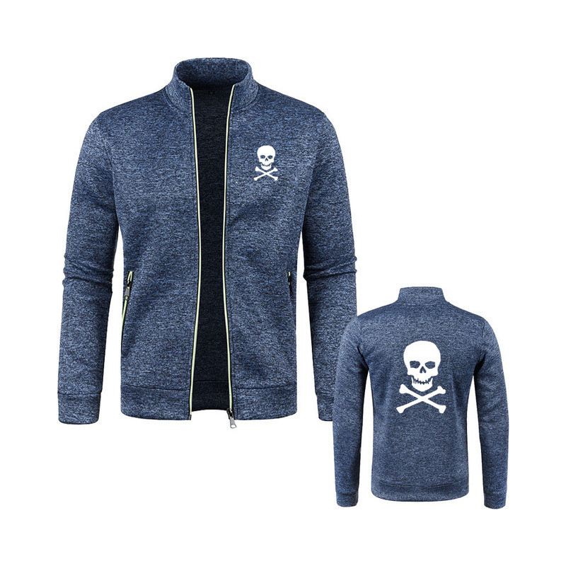 Veste Pirates Jolly Roger - Édition Tête de Mort Classique Couleur Bleu Marine