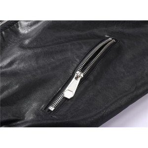 Poches Blouson Moto Tête de Mort Skull Brillant