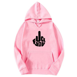 SweatShirt avec Motif Fuck You Couleur Rose