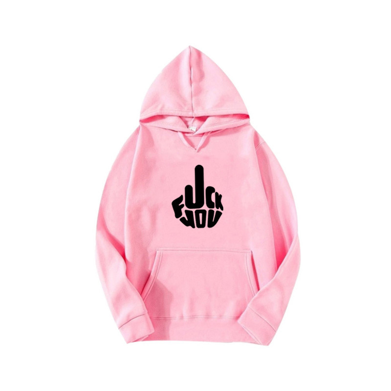 SweatShirt avec Motif Fuck You Couleur Rose