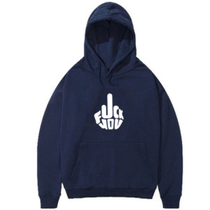 SweatShirt avec Motif Fuck You Couleur Bleu Marine