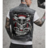 Sur Veste Tête de Mort en Jeans Denim Biker "Superior Bikers 1969"!