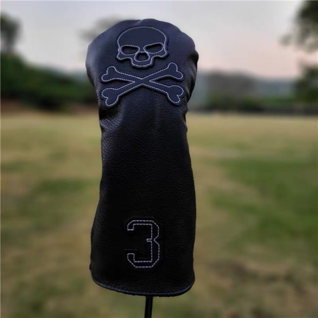 Couvre Club de Golf Tête de Mort Skull Series Modèle 2