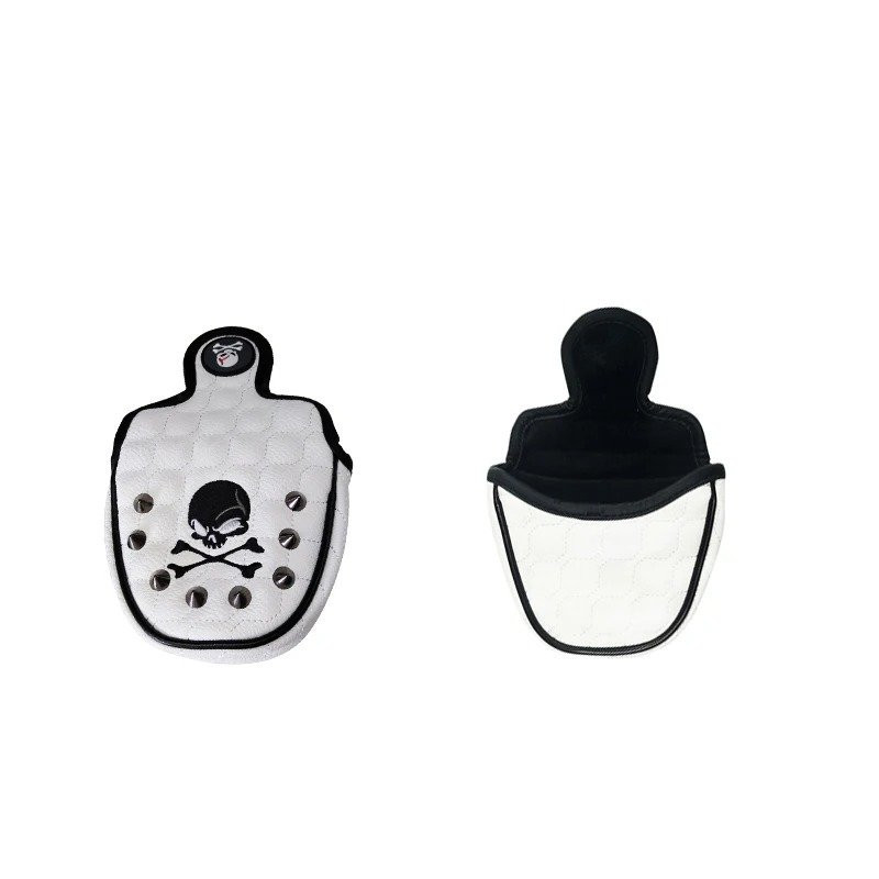 Couvre-Putter Tête de Mort Pirate Skull & Spikes - Modèle Blanc
