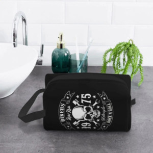 Trousse de Toilette Tête de Mort Biker RockN'Roll