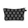 Trousse de Toilette Tête de Mort Gothique Pentagrammes