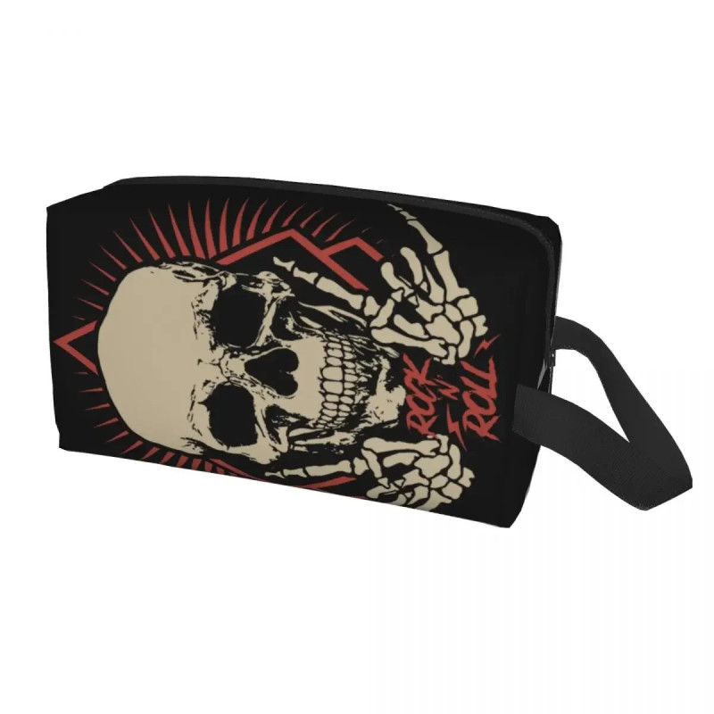 Trousse de Toilette Tête de Mort Rock N Roll