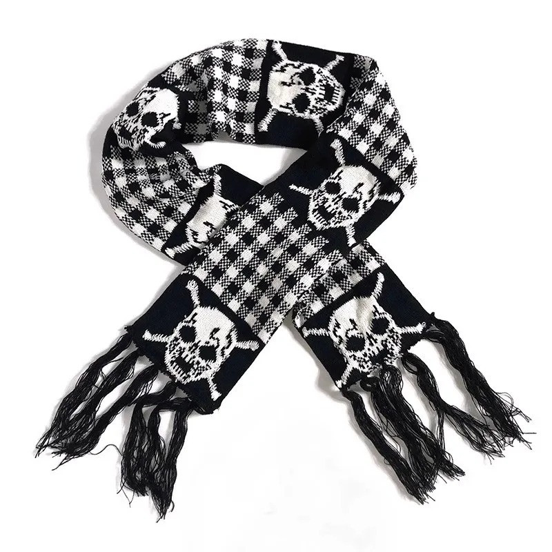 Écharpe Tête de Mort Punk Rock | 3 Designs Uniques