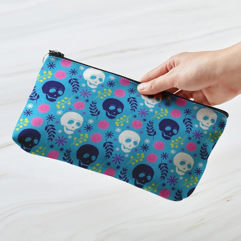 Trousse Tête de Mort Crânes Mulriples et Couleurs Flashy