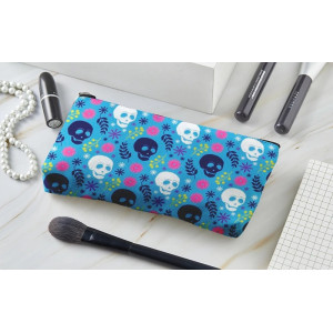 Trousse Tête de Mort Crânes Mulriples et Couleurs Flashy