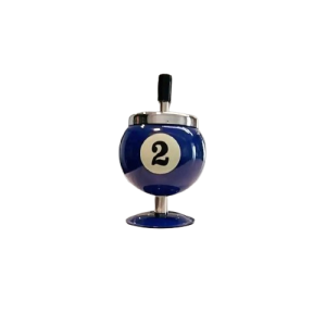 Cendrier Boule de Billard avec Couvercle - Disponible en 6 Couleurs