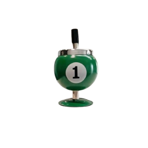 Cendrier Boule de Billard avec Couvercle - Disponible en 6 Couleurs