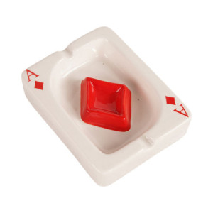 Cendrier Jeux de Cartes en porcelaine Modele 4