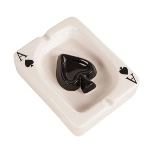 Cendrier Jeux de Cartes en porcelaine Modele 1