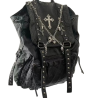 Sac à Dos Gothique avec Tête de Mort et Croix - Style et Praticité