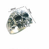 Dimensions Bague Tete de Mort Biker Crâne Des Ombres