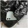 Poches du Sac à Main Tête de Mort avec multiples motifs Skull et Foulard Tête de Mort