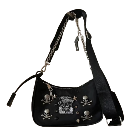 Sac à Main Tête de Mort Punk Rock