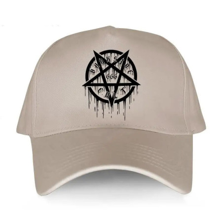 Casquette Gothique 'Dark Side 666 CULT' - Style et Confort