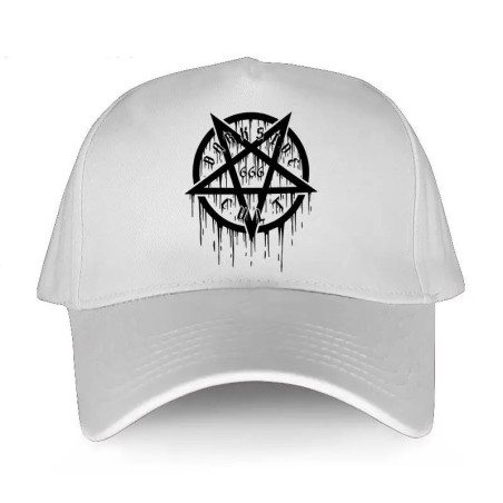 Casquette Gothique 'Dark Side 666 CULT' - Style et Confort
