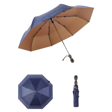Parapluie Tête de Mort Rétro Impression Multiples Skull