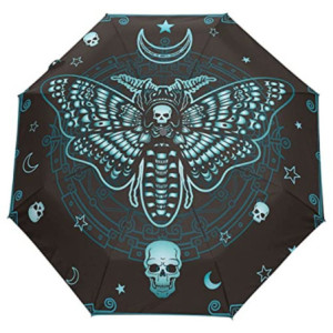 Parapluie Gothique Papillon de Nuit - Style et Protection Pluie