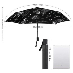 Parapluie Gothique avec Squelettes Inversés - Élégance et Protection