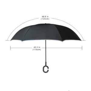 Parapluie inversé Tête de Mort – Style Unique