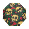 Parapluie Tête de Mort Grand Skulls et Roses