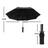 les dimensions Parapluie Samouraï - Parapluie Pliant !