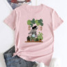 T-shirt Tête de Mort Jardinière Jardin Botanique Rose