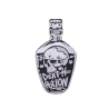 écusson Brodé Tête de Mort Crâne "Death Potion" - 7.3cm x 7.5cm