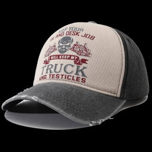 Casquette tête de mort Vintage avec crâne - modele 3