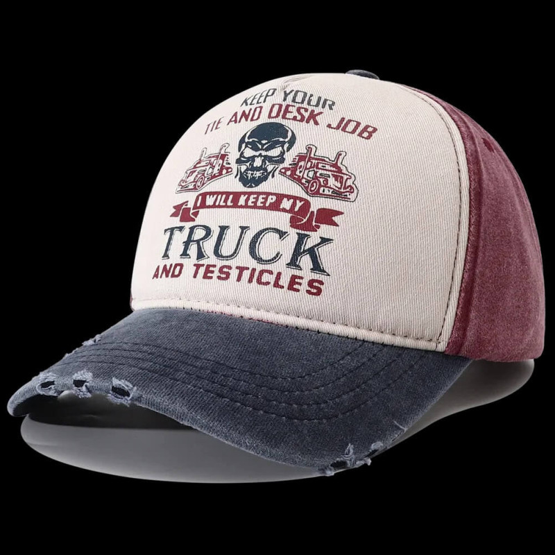 Casquette tête de mort Vintage avec crâne - modele 4