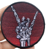 Patch Brodé Heavy Metal Horns - 7cm x 7cm