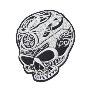 Patch Tête de mort Brodé - 9.6cm x 8.3cm