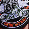 Patch Brodé Biker ROUTE 66 - 10cm