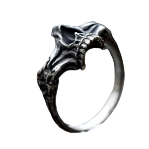 Bague Tete de Mort "Machoire de Crâne"