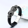 Magnifique Bracelet Tête de Mort Grand Skull Sculpté