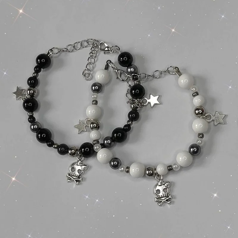 Bracelet Tête de Mort Gothique Chic