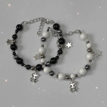 Bracelet Tête de Mort Gothique Chic