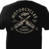 T-shirt Motard Vintage manches courtes Homme vue arrière