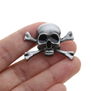 Broche Tête de Mort Pirate